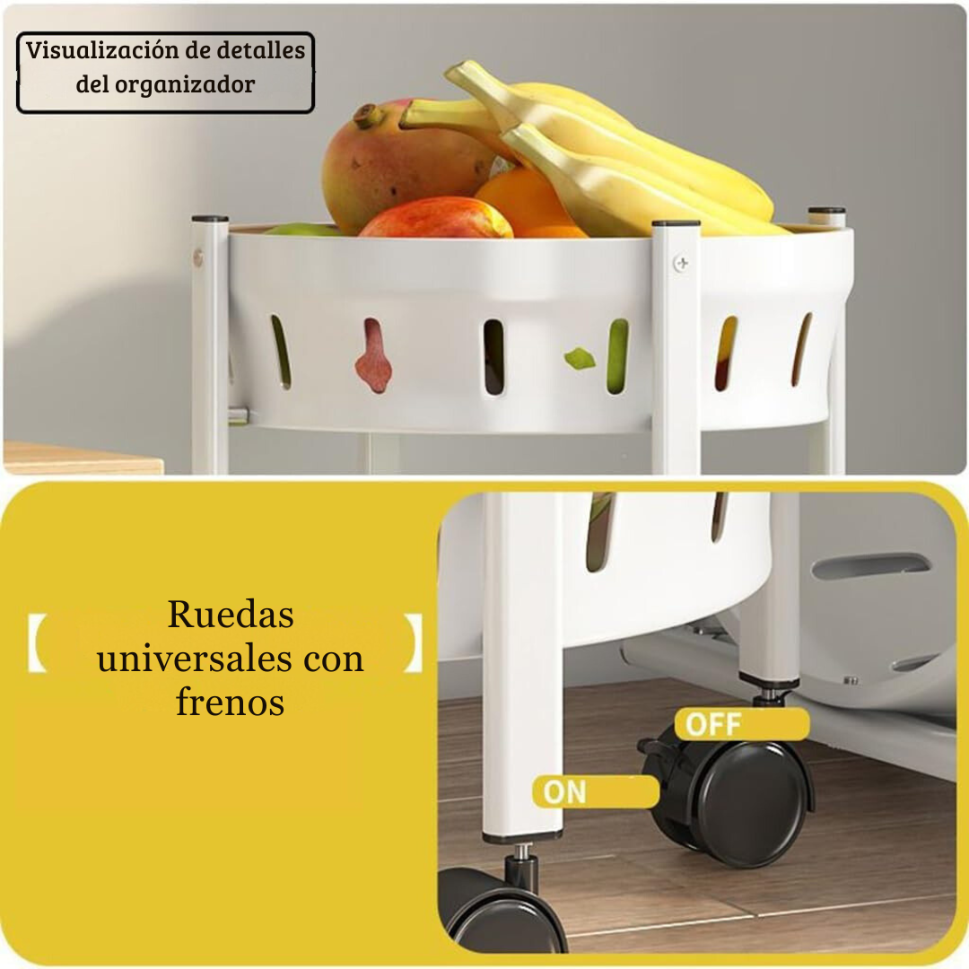 Organizador y Almacenamiento Plegable 360°