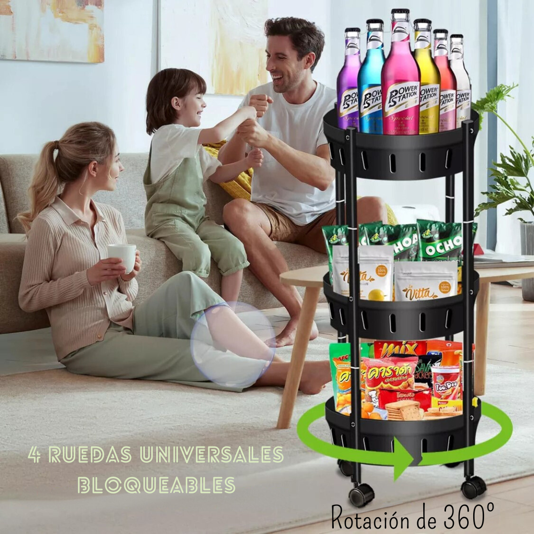 Organizador y Almacenamiento Plegable 360°