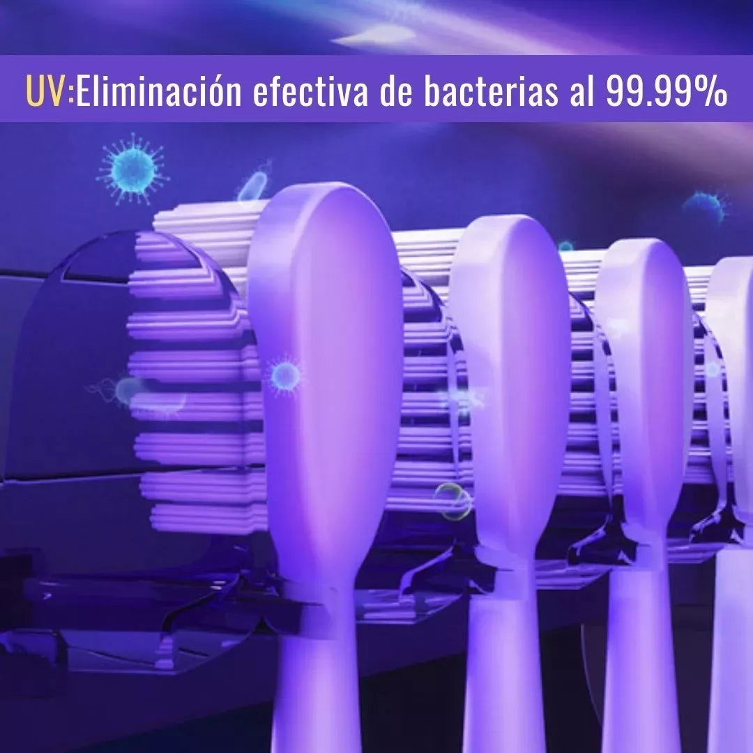 Esterilizador UV Cepillos de Dientes con Dispensador