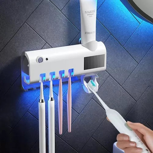 Soporte esterilizador para Cepillos de Dientes Carga Automática